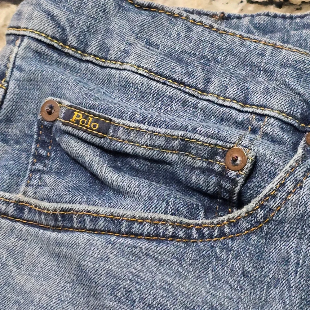 Polo Ralph Lauren Hampton Straight Jeans Mens Classic Denim Blue 44x29 Actual